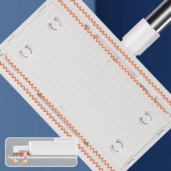 Vassoura de Limpeza Multifuncional com Microfibra & Papel Toalha